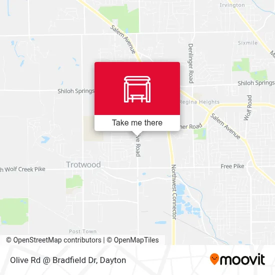 Olive Rd @ Bradfield Dr map
