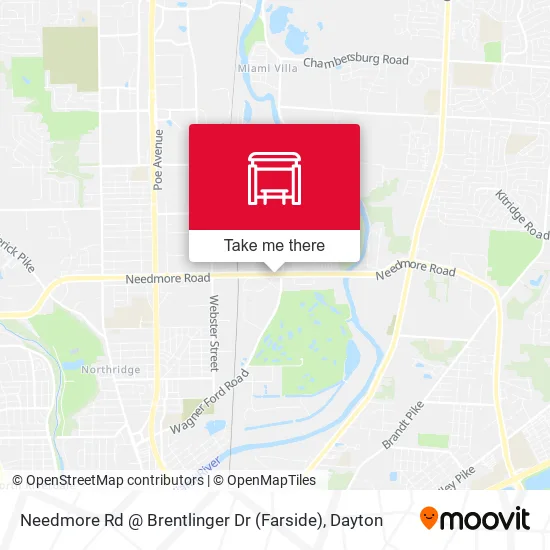 Mapa de Needmore Rd @ Brentlinger Dr (Farside)