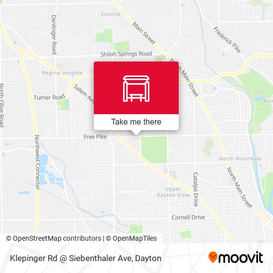 Klepinger Rd @ Siebenthaler Ave map