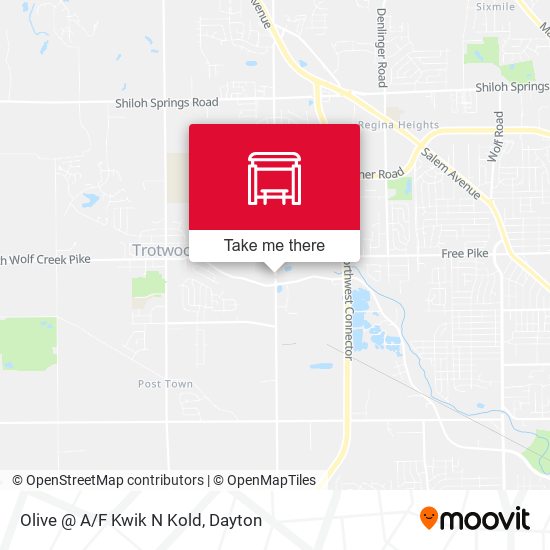 Mapa de Olive @ A/F Kwik N Kold