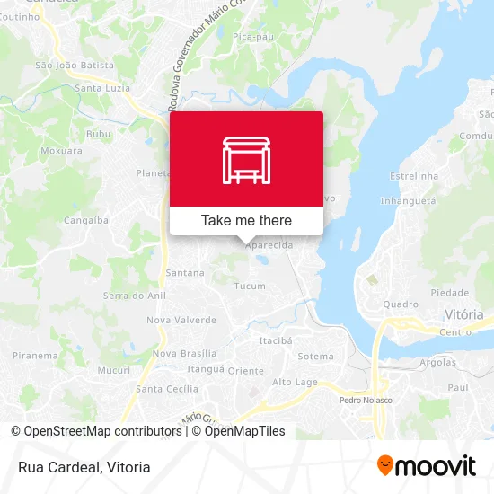 Rua Cardeal map