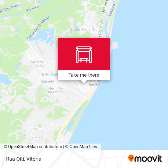 Rua Oiti map