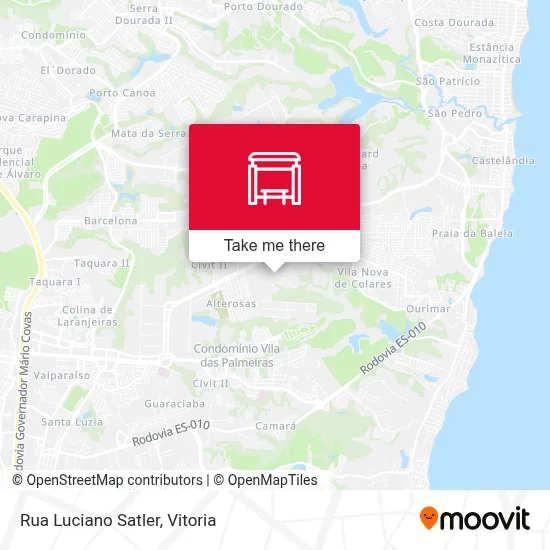 Rua Luciano Satler map