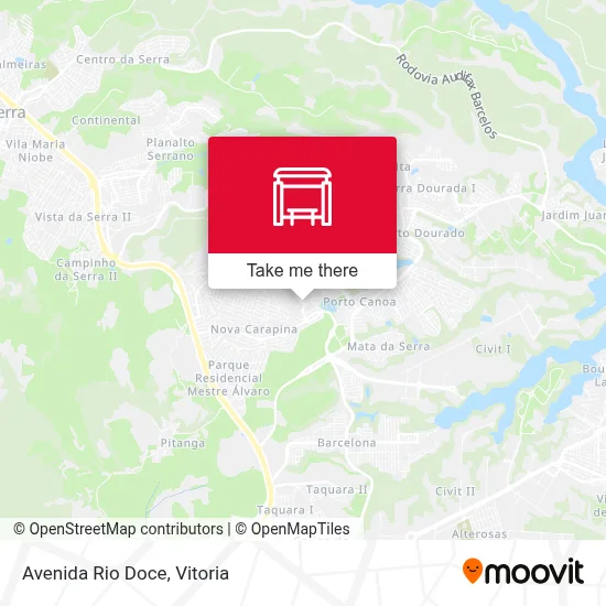 Avenida Rio Doce map