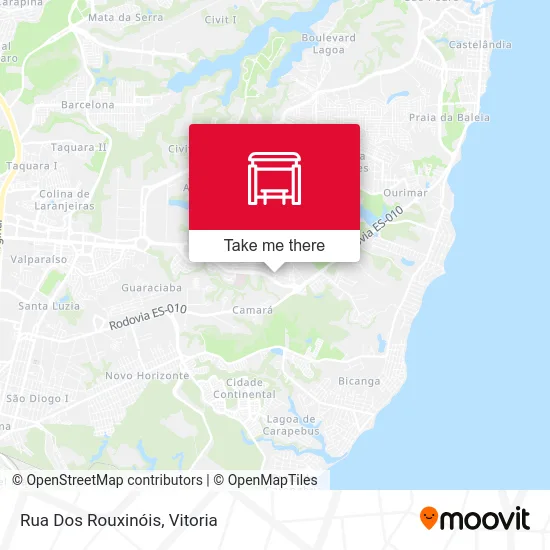 Rua Dos Rouxinóis map