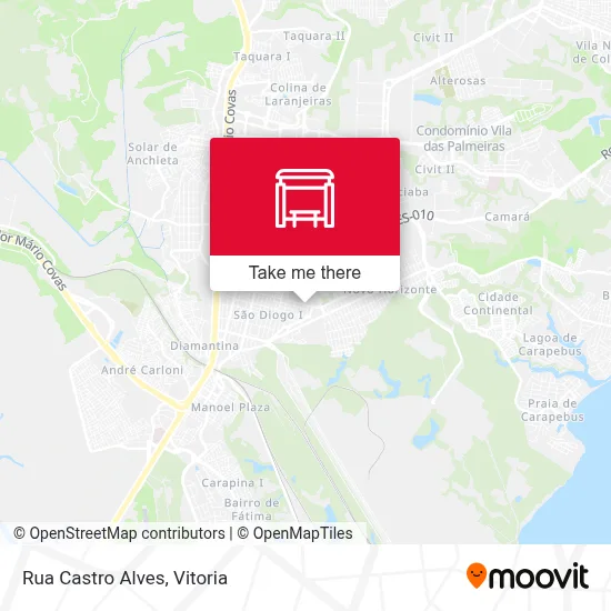 Rua Castro Alves map
