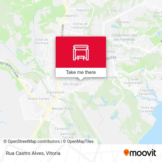 Rua Castro Alves map