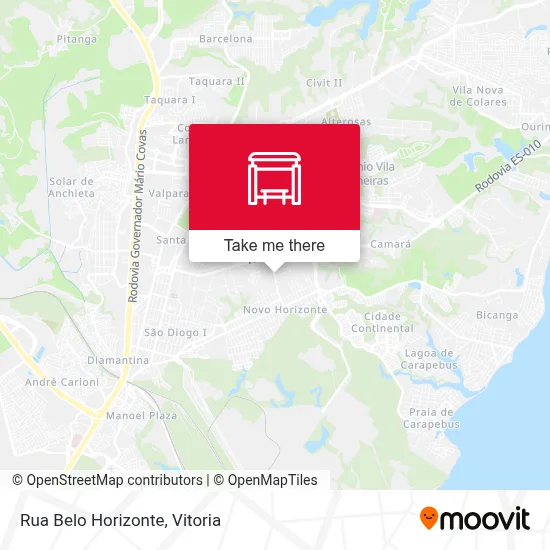 Rua Belo Horizonte map