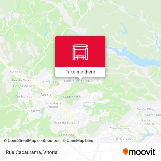 Rua Cacaurama map