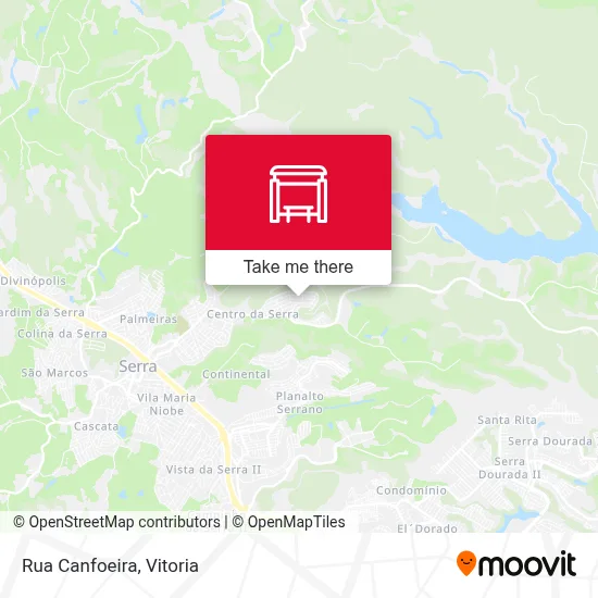 Rua Canfoeira map