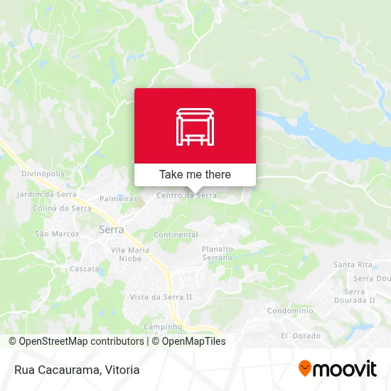 Rua Cacaurama map
