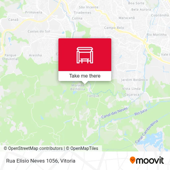 Rua Elísio Neves 1056 map