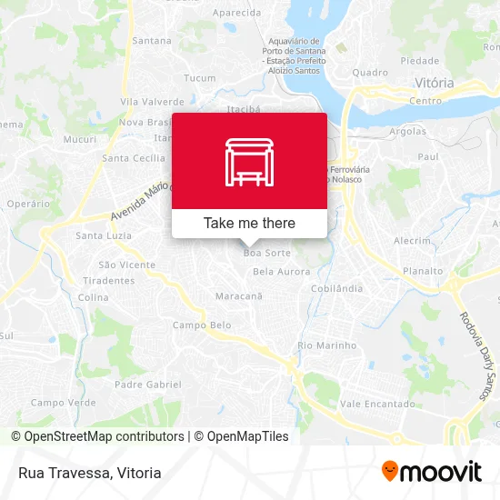 Rua Travessa map