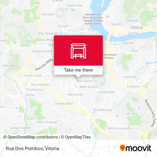Rua Dos Pombos map