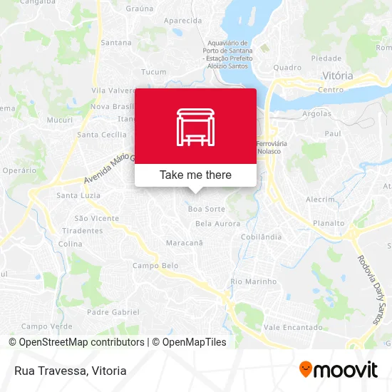 Rua Travessa map