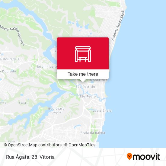 Rua Ágata, 28 map