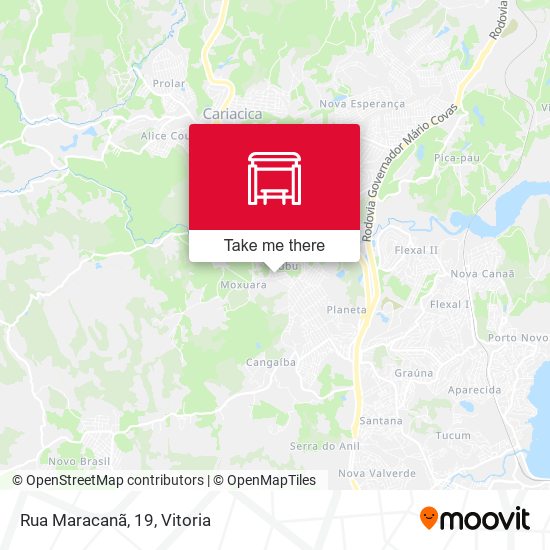 Rua Maracanã, 19 map