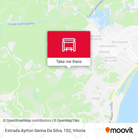 Estrada Ayrton Senna Da Silva, 102 map