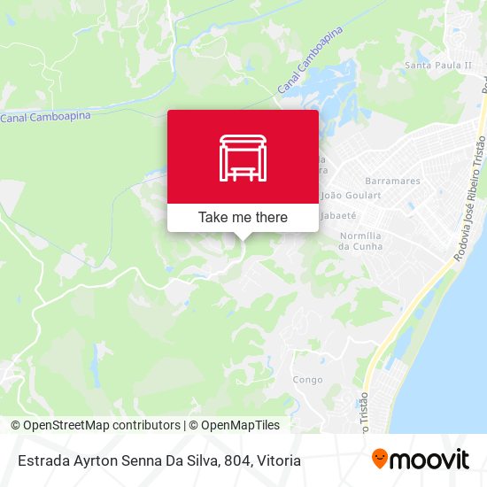 Estrada Ayrton Senna Da Silva, 804 map