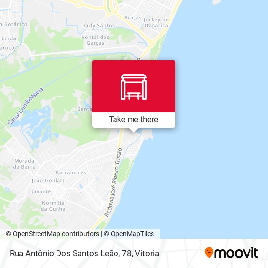Rua Antônio Dos Santos Leão, 78 map