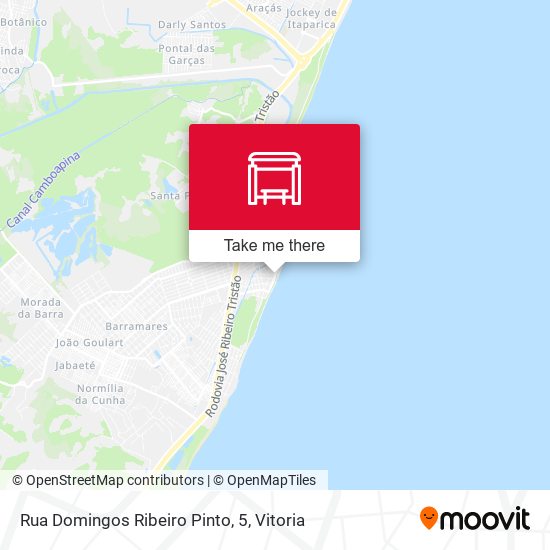 Rua Domingos Ribeiro Pinto, 5 map