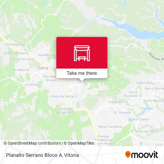 Planalto Serrano Bloco A map