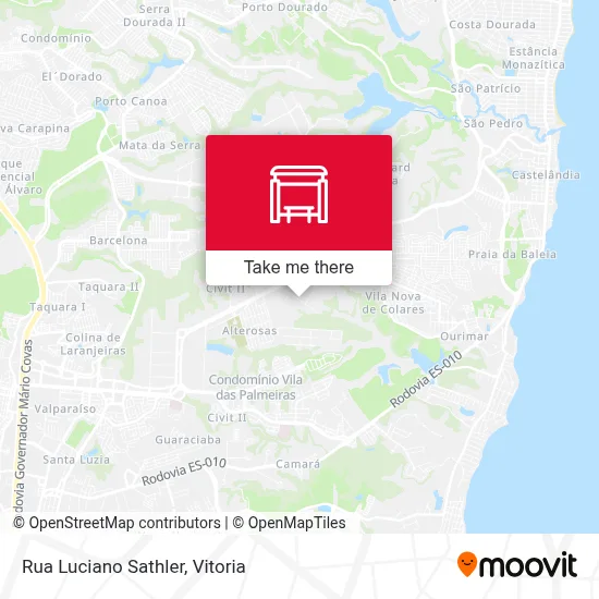 Rua Luciano Sathler map