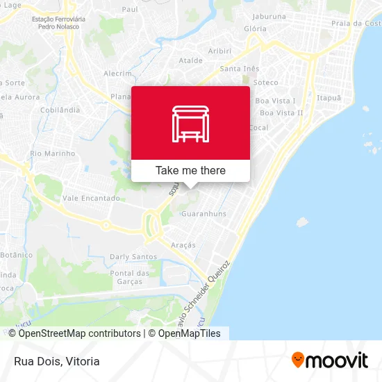Rua Dois map
