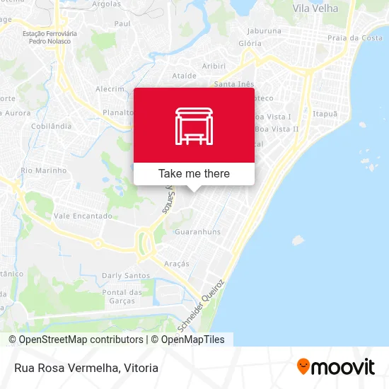 Rua Rosa Vermelha map