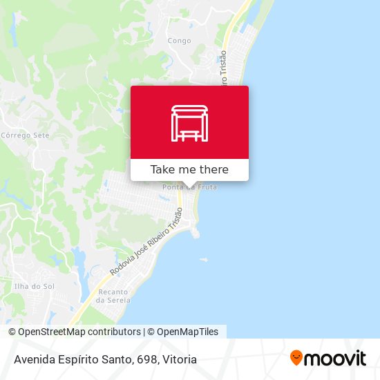 Avenida Espírito Santo, 698 map
