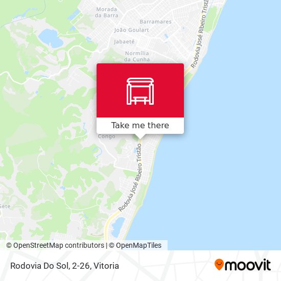 Rodovia Do Sol, 2-26 map
