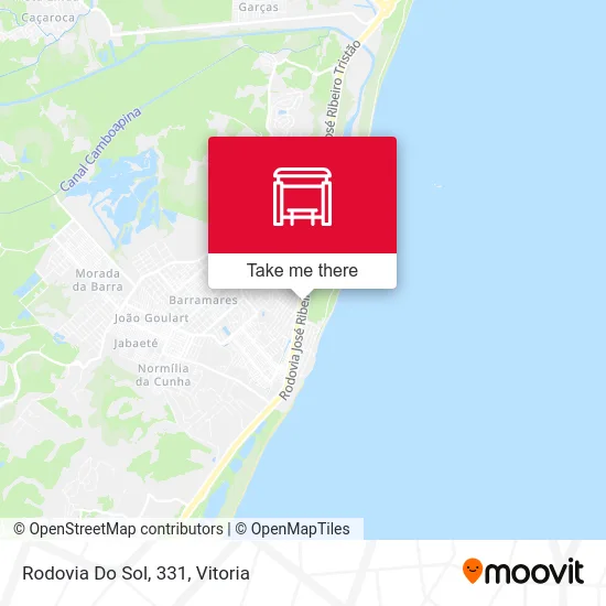 Rodovia Do Sol, 331 map