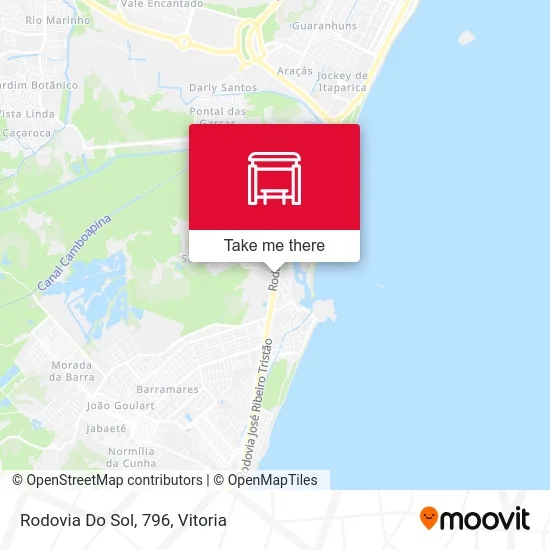 Rodovia Do Sol, 796 map