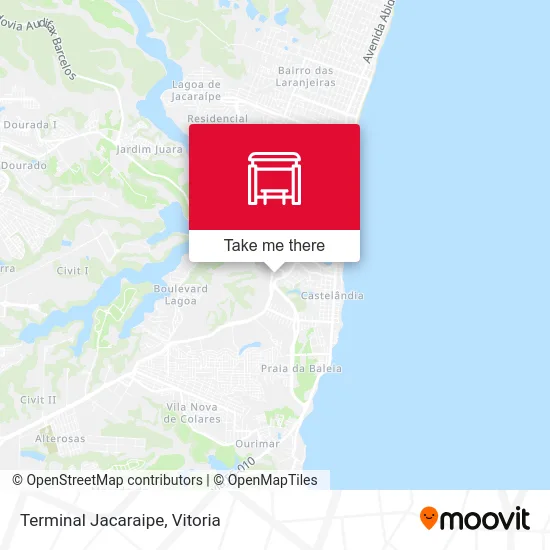 Terminal Jacaraipe map