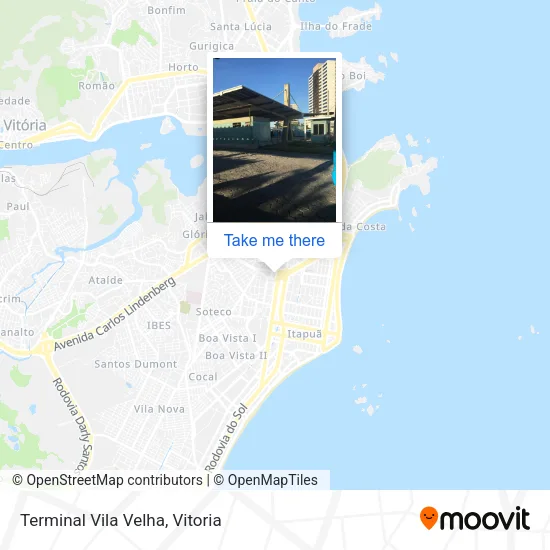 Mapa Terminal Vila Velha