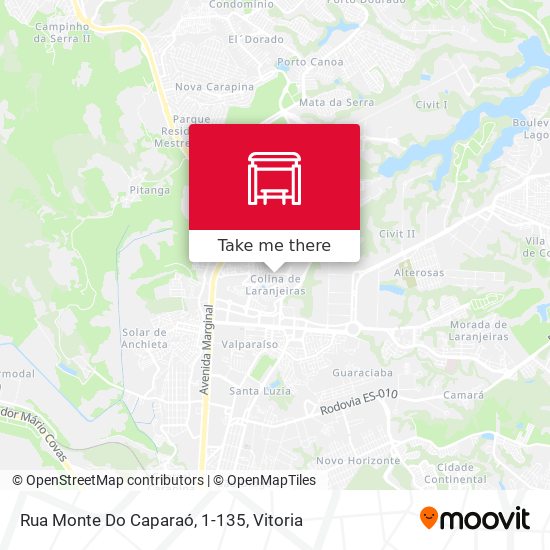 Rua Monte Do Caparaó, 1-135 map