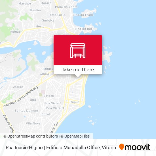 Mapa Rua Inácio Higino | Edifício Mubadalla Office