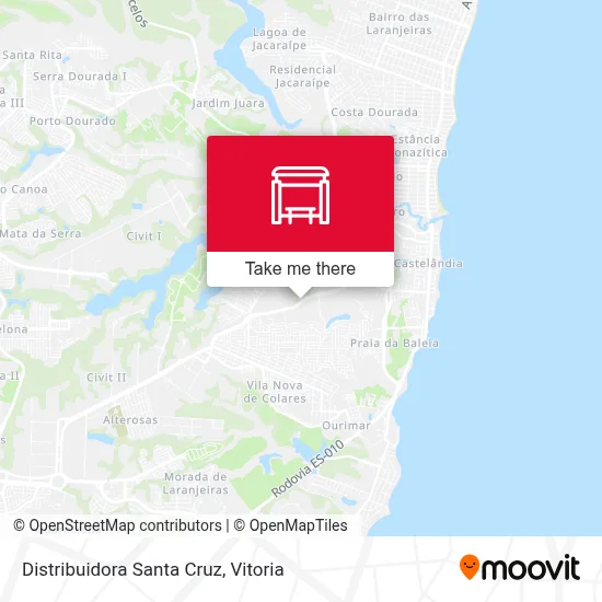 Distribuidora Santa Cruz map