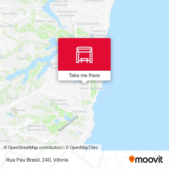 Rua Pau Brasil, 240 map