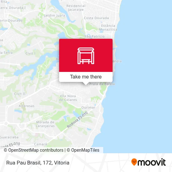 Rua Pau Brasil, 172 map