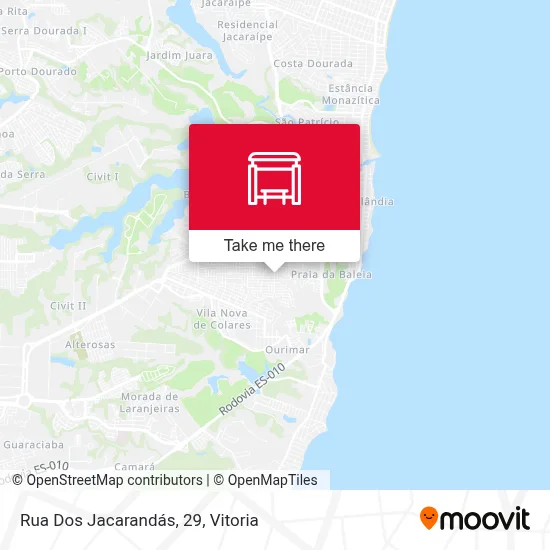 Rua Dos Jacarandás, 29 map