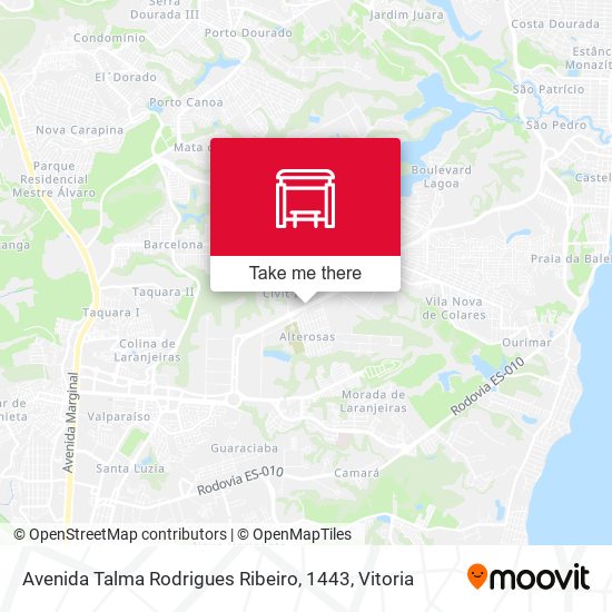 Avenida Talma Rodrigues Ribeiro, 1443 map