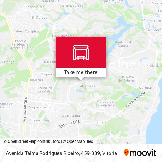 Avenida Talma Rodrigues Ribeiro, 459-389 map