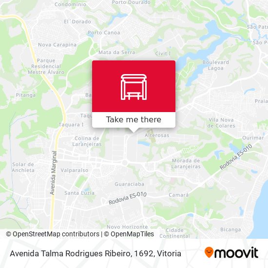 Avenida Talma Rodrigues Ribeiro, 1692 map