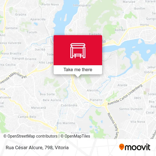Rua César Alcure, 798 map