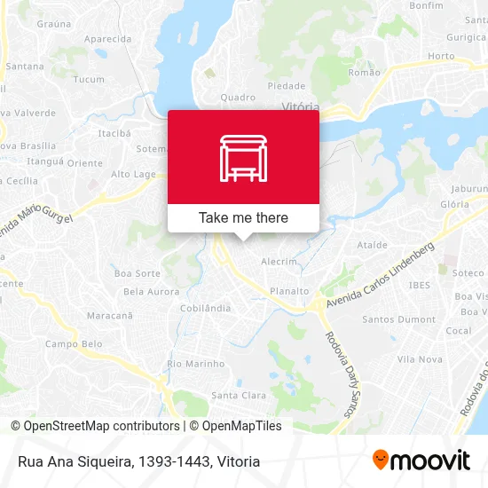 Rua Ana Siqueira, 1393-1443 map