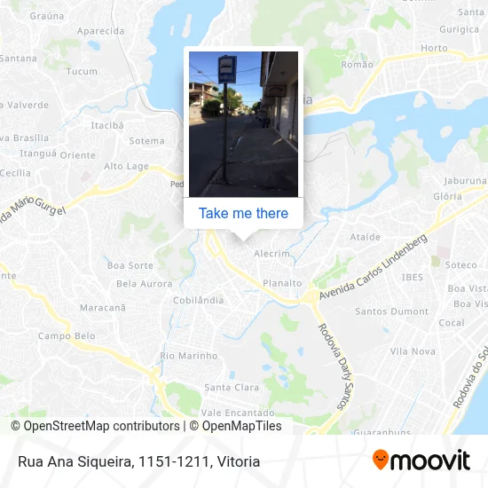 Rua Ana Siqueira, 1151-1211 map