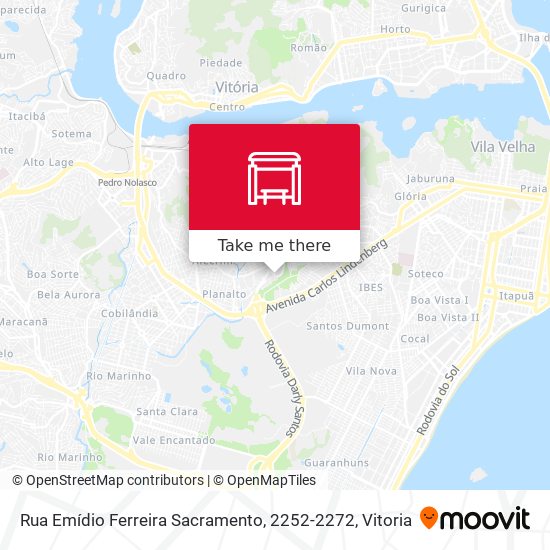Rua Emídio Ferreira Sacramento, 2252-2272 map