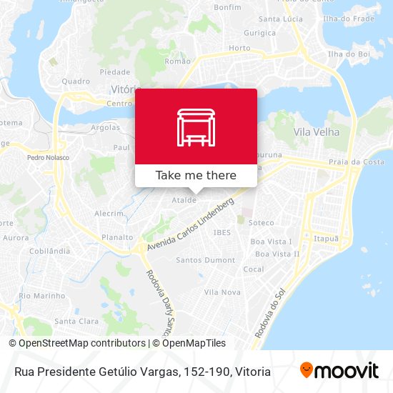 Rua Presidente Getúlio Vargas, 152-190 map