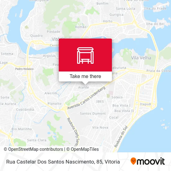 Rua Castelar Dos Santos Nascimento, 85 map